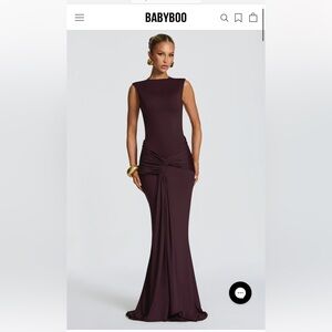 LORENZA MAXI DRESS - PLUM